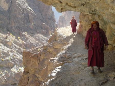 Monks from Phutkal Gompa, Zanskar India